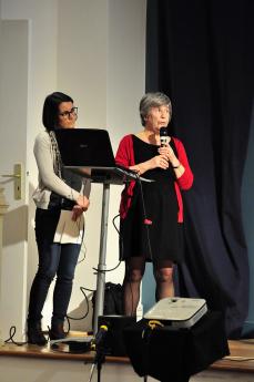 Emma Gavlovsky, psychologue, et Michèle Manière, pédiatre, CAMSP Espoir 93.